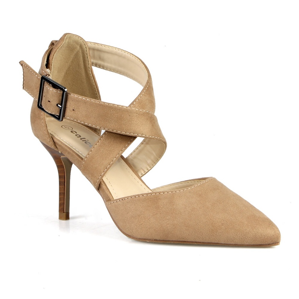 TARYN-01 Criss cross Adjustable Ankle Strap Women